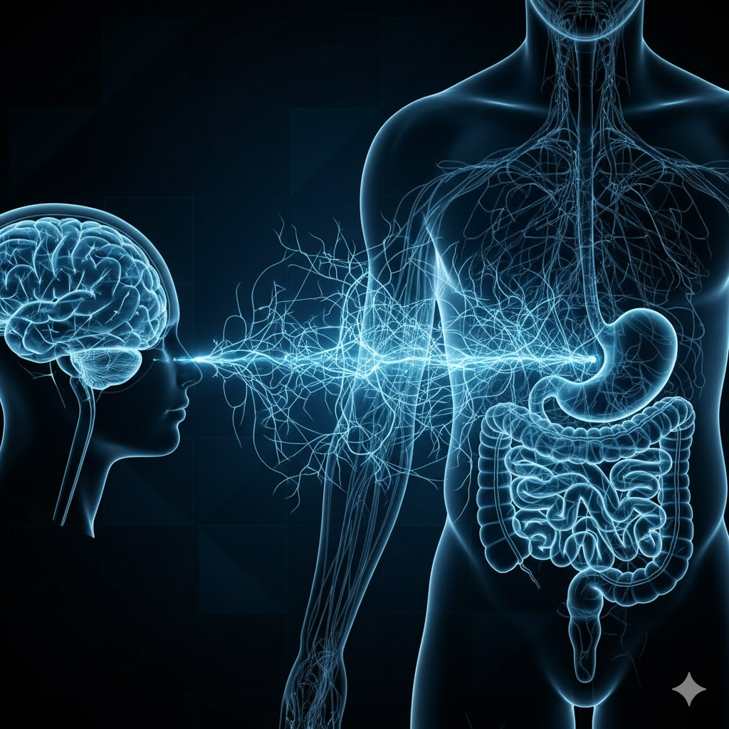 뇌-장 축 시스템 설명도